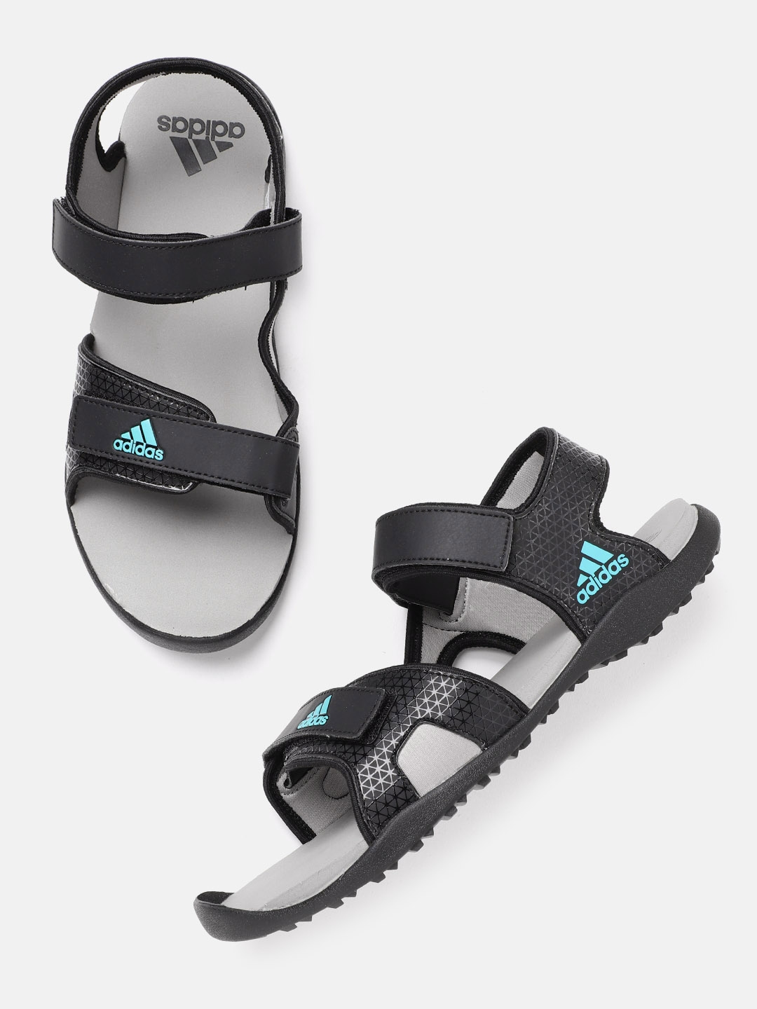 Buy ADIDAS Men Black Printed Teryn Sports Sandals Sports Sandals for