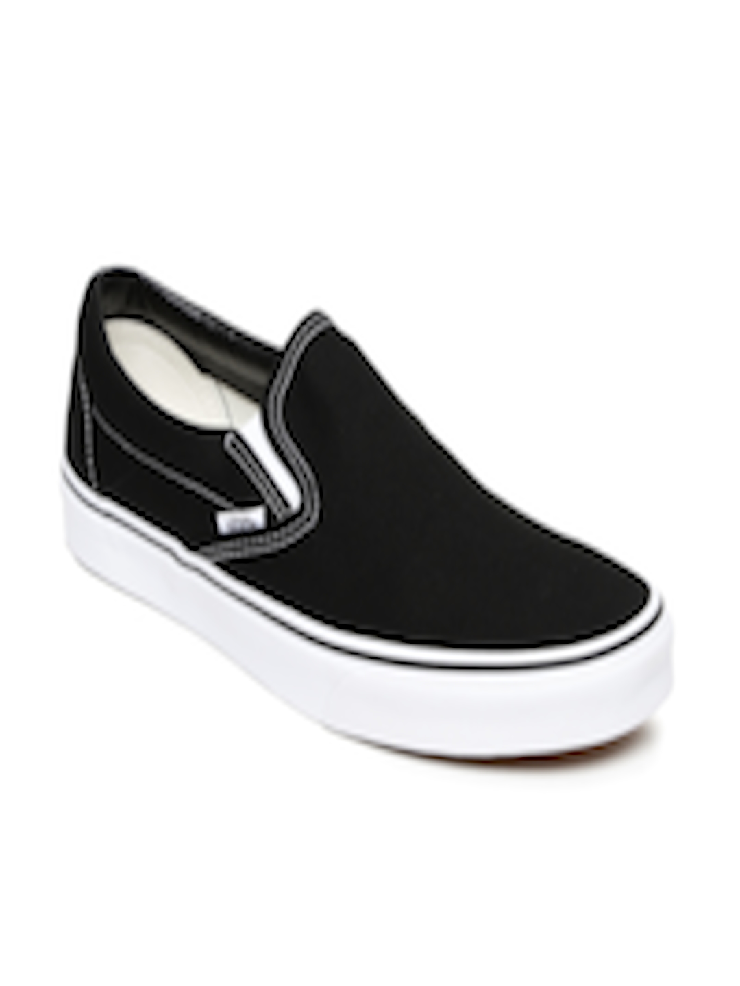 Buy Vans Men Black Classic Slip On Sneakers - Casual Shoes for Men ...