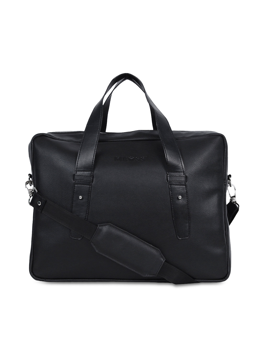 Buy MBOSS Unisex Black Leather Laptop Bag Laptop Bag for Unisex