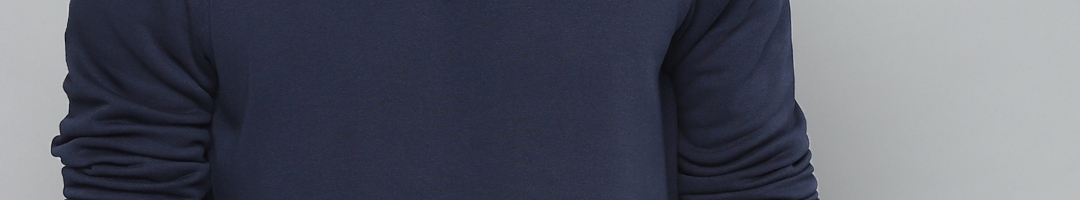 Buy Reebok Men Navy Blue Training Sweatshirt - Sweatshirts for Men ...