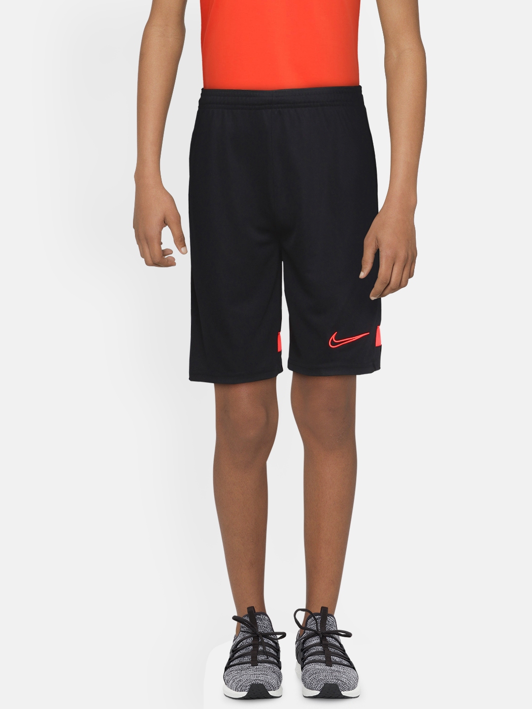 black nike soccer shorts