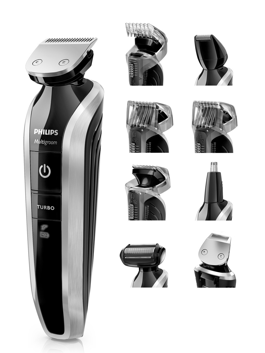 Buy Philips Men Black Series 7000 Multigroom 9 In 1 Showerproof Trimmer