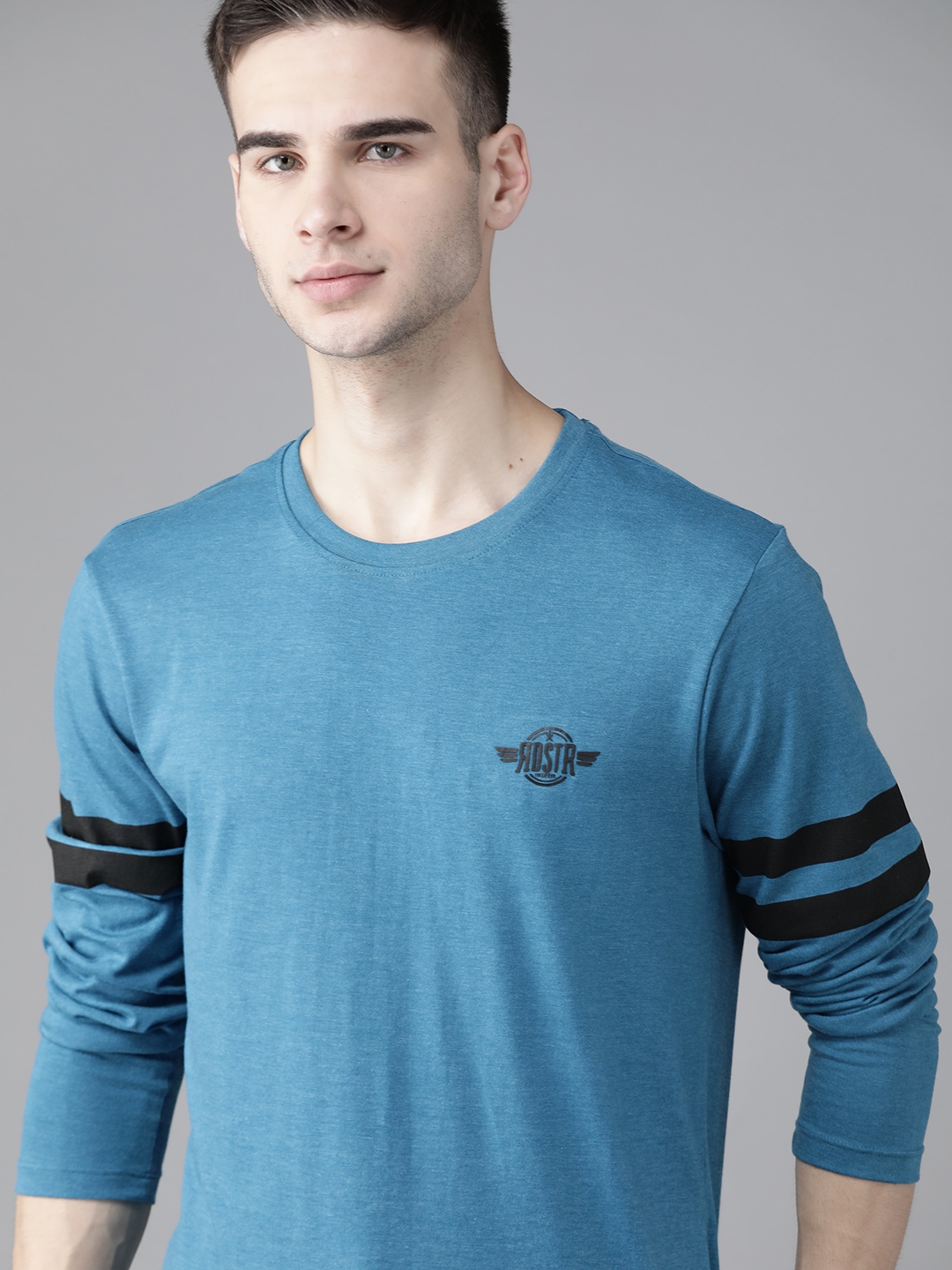 Buy Roadster Men Blue T Shirt - Tshirts for Men 14803532 | Myntra