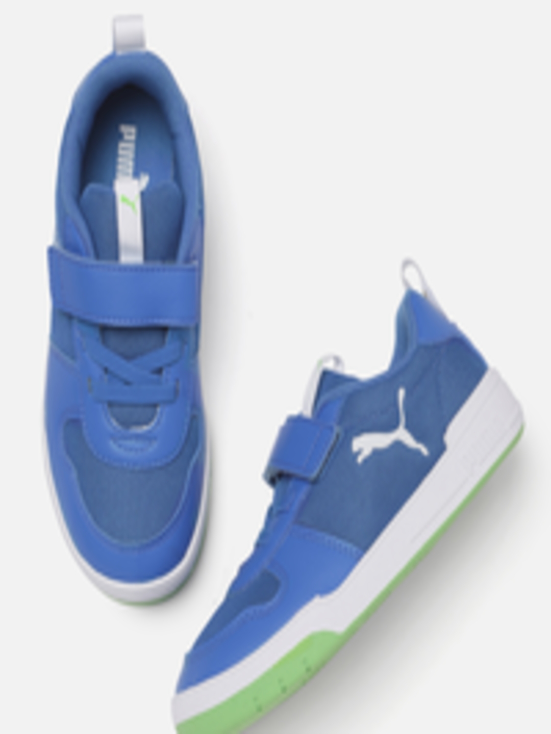Buy Puma Boys Blue Multiflex Sport AC Slip On Sneakers - Casual Shoes ...