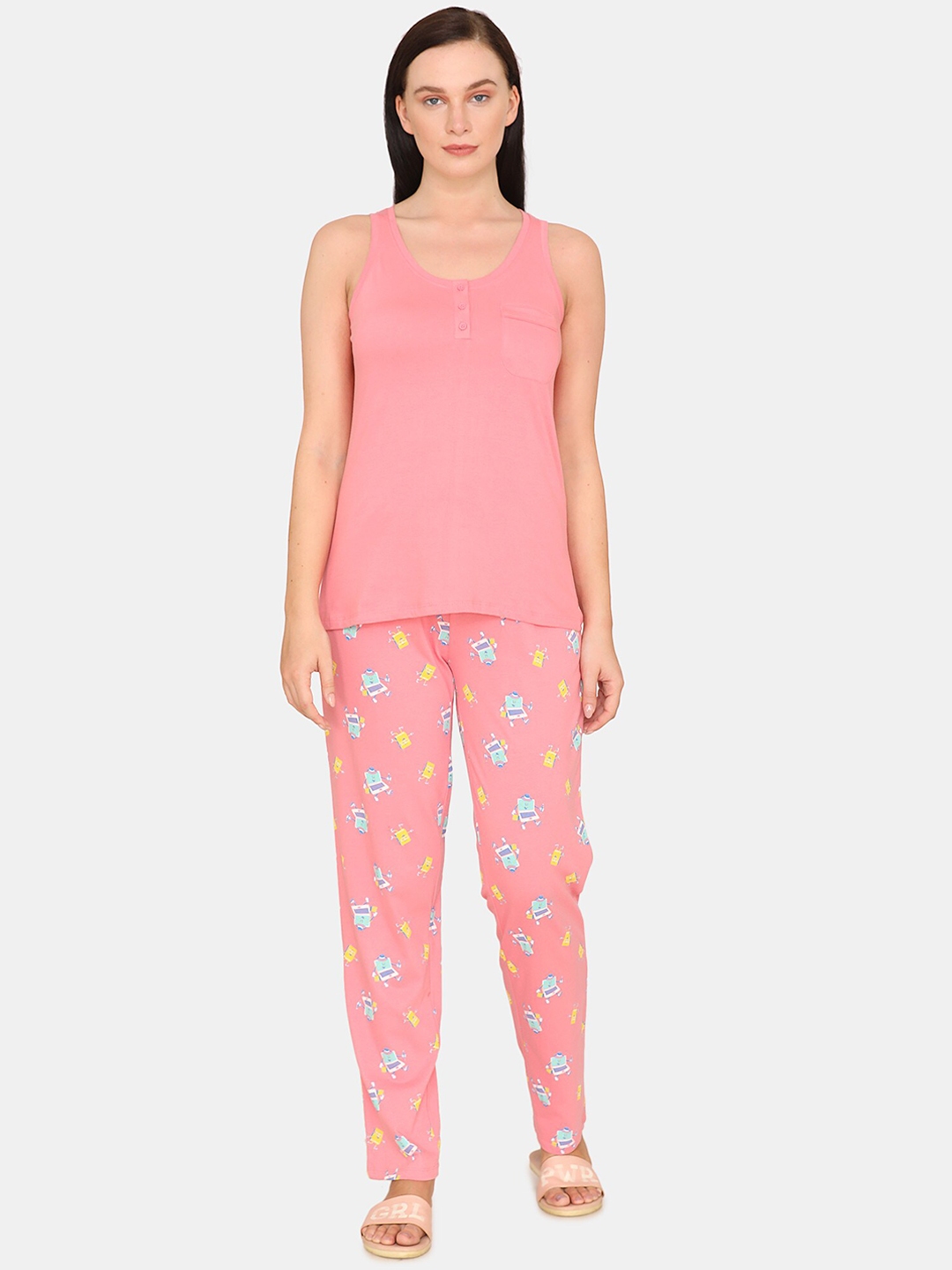 pure cotton night suit for ladies