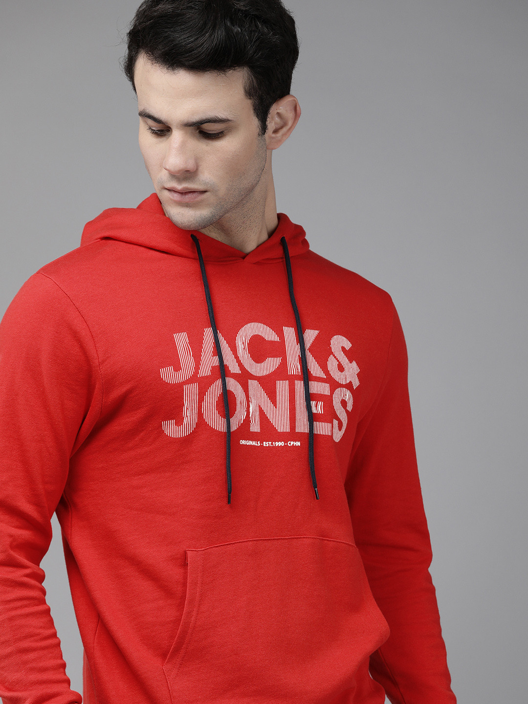 Jack and jones hooded sweatshirt clearance