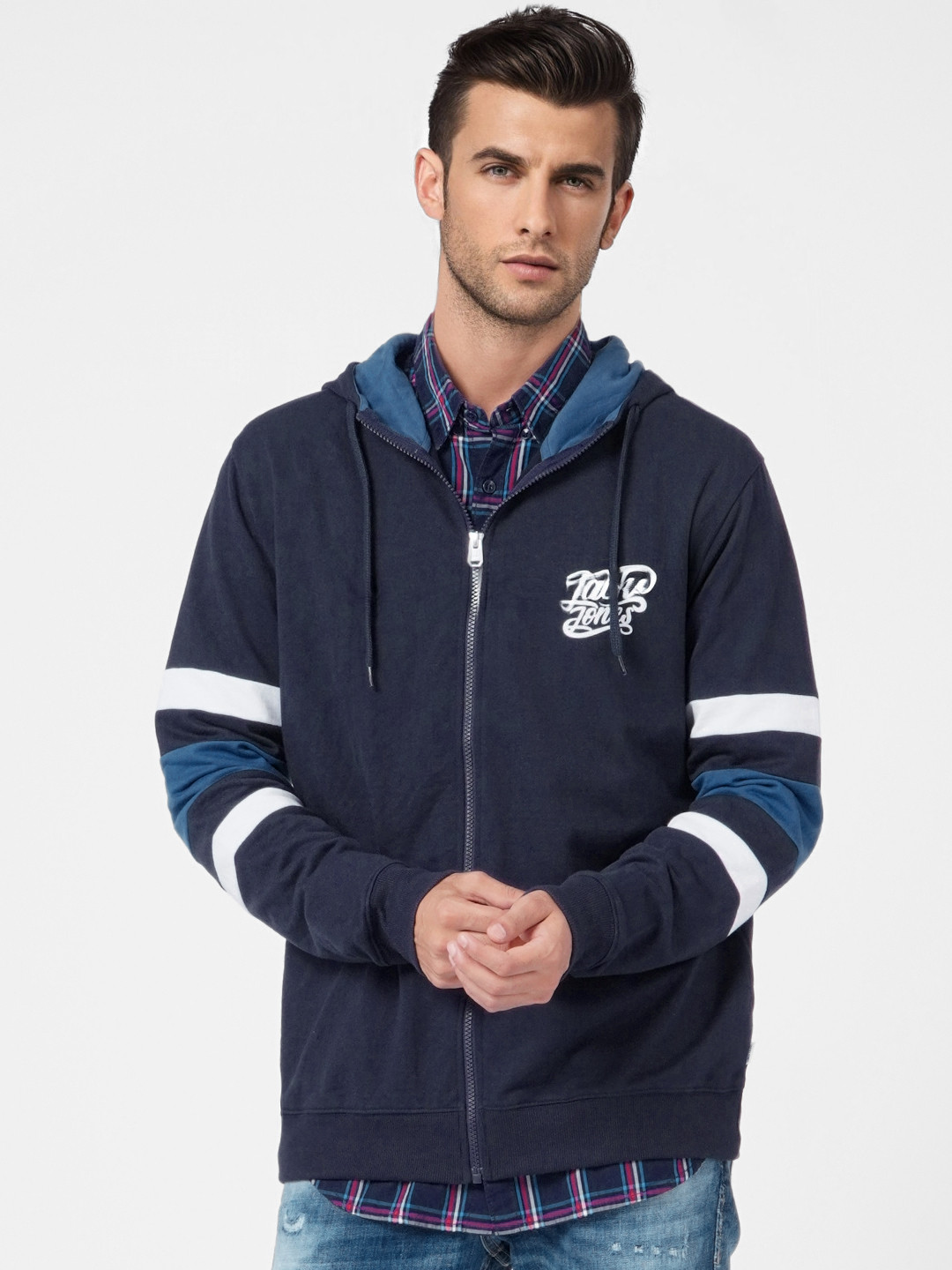 Jack and jones hooded sweatshirt clearance