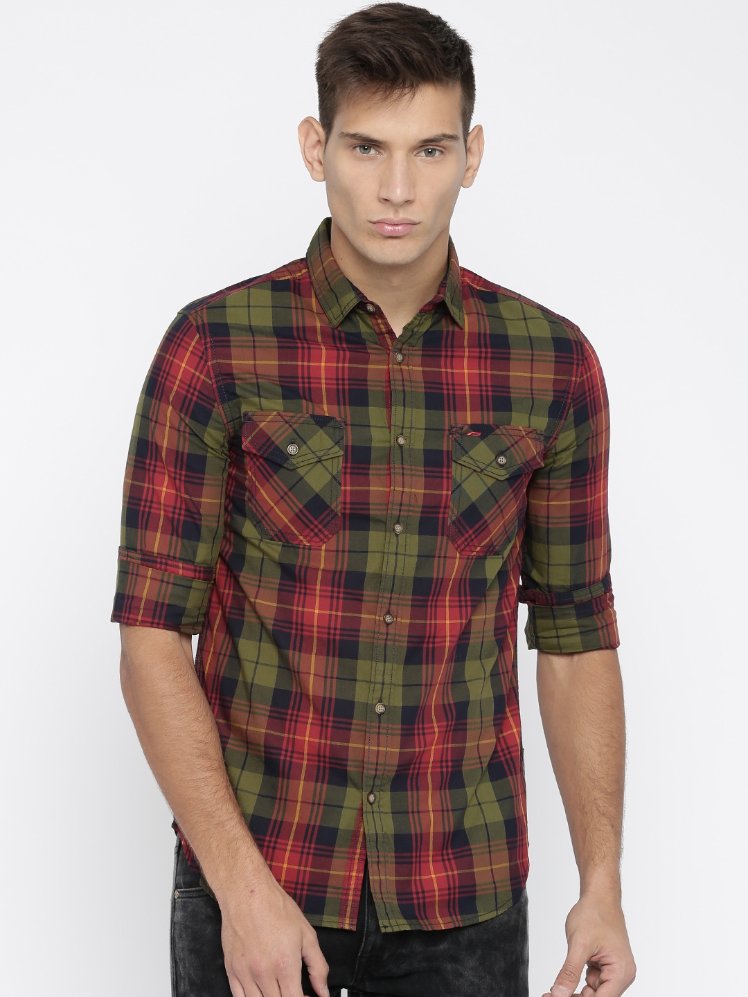 jack and jones checked shirt