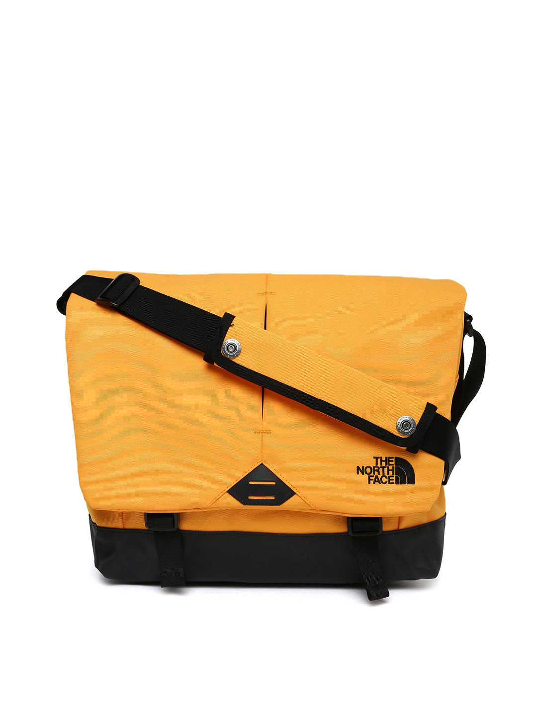 Buy The North Face Unisex Yellow & Black Campus Messenger Bag