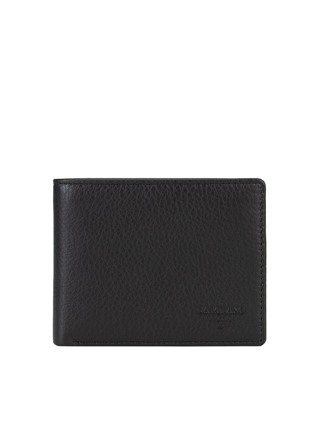 Buy Da Milano Men Brown Solid Leather Two Fold Wallet - Wallets for Men ...