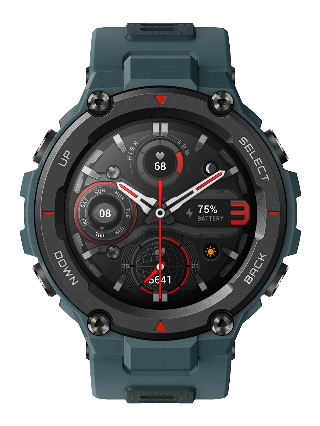 Buy Amazfit T Rex Pro Smart Watch Blue A2013 - Smart Watches for Unisex ...