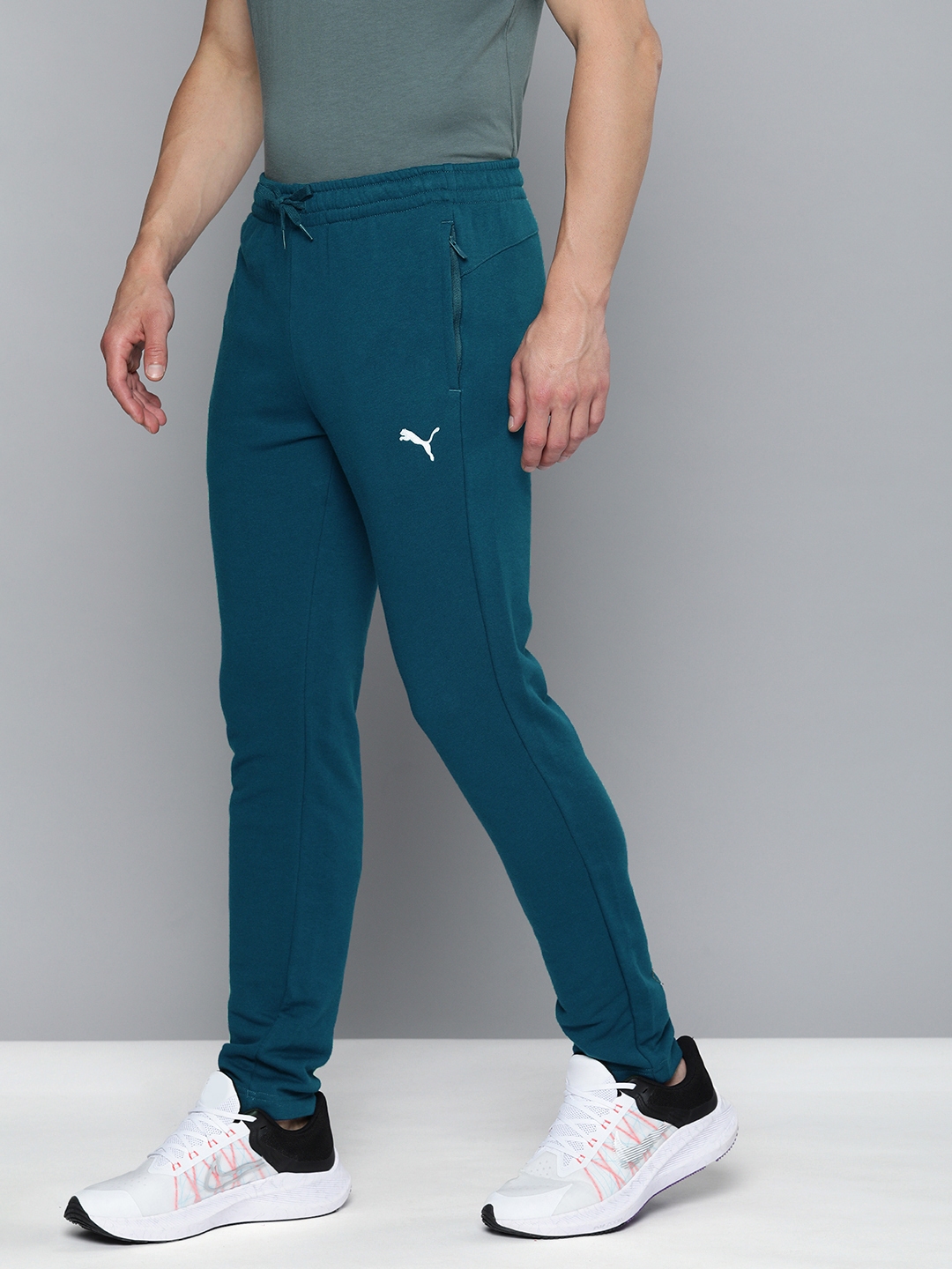 teal track pants
