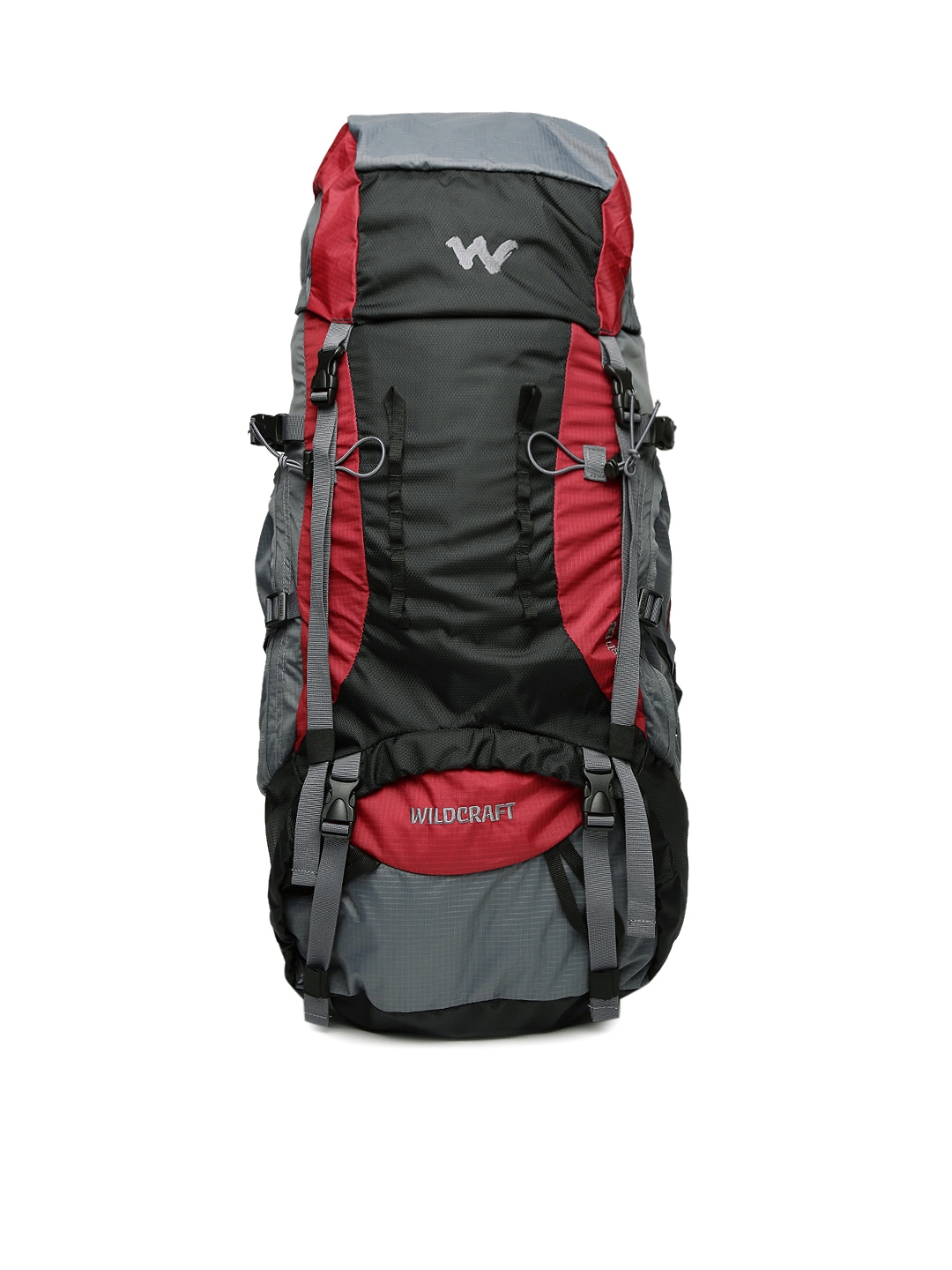 wildcraft men black printed rucksack