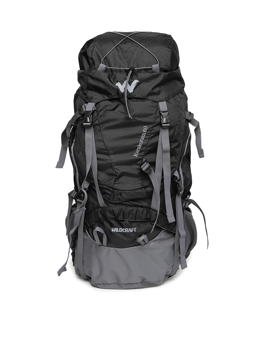 wildcraft men black printed rucksack