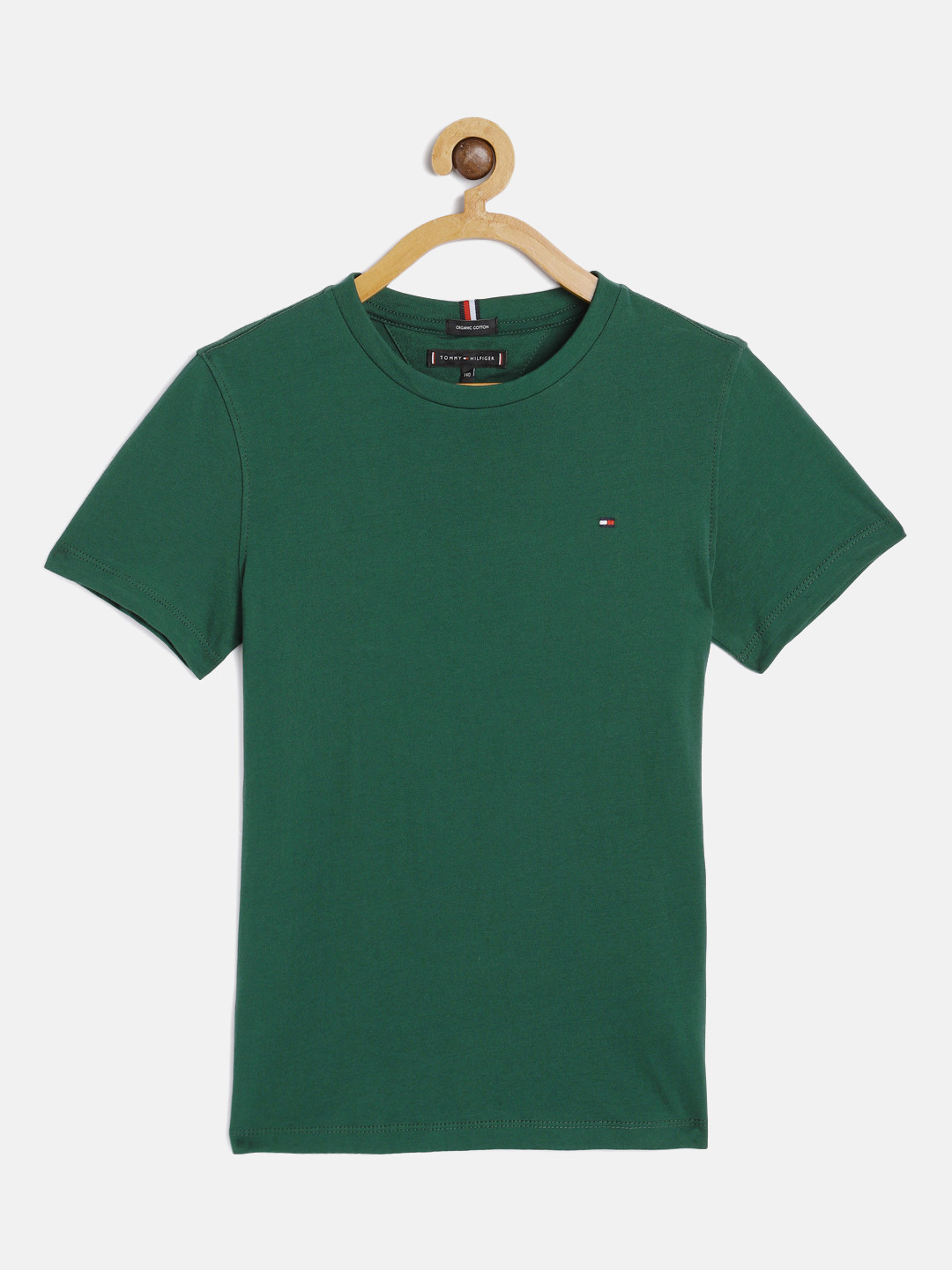 Buy Tommy Hilfiger Boys Green Organic Cotton T Shirt Tshirts for Boys