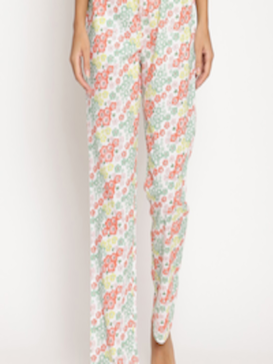 Buy Wolfpack Women Multicoloured Printed Cotton Lounge Pants - Lounge ...