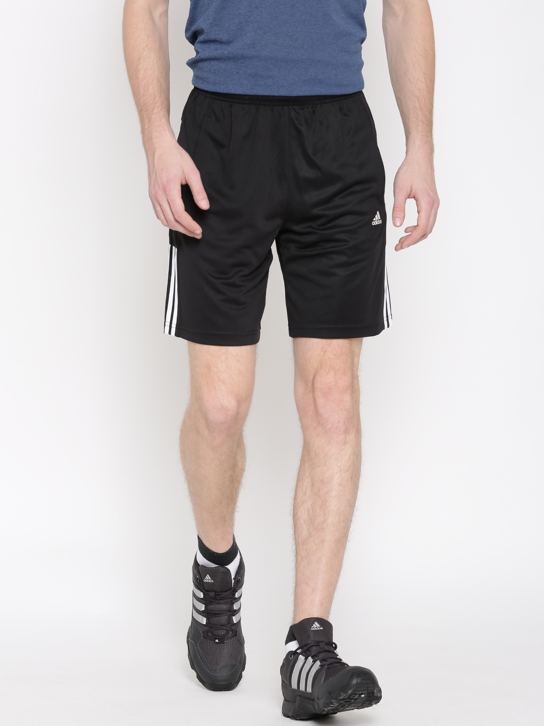 Buy Adidas Men Black Solid Base3s Sports Shorts Shorts For Men 1488848 Myntra 4278