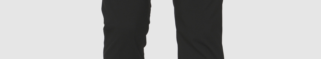 Buy SELECTED Men Black Slim Fit Trousers - Trousers for Men 14895550 ...