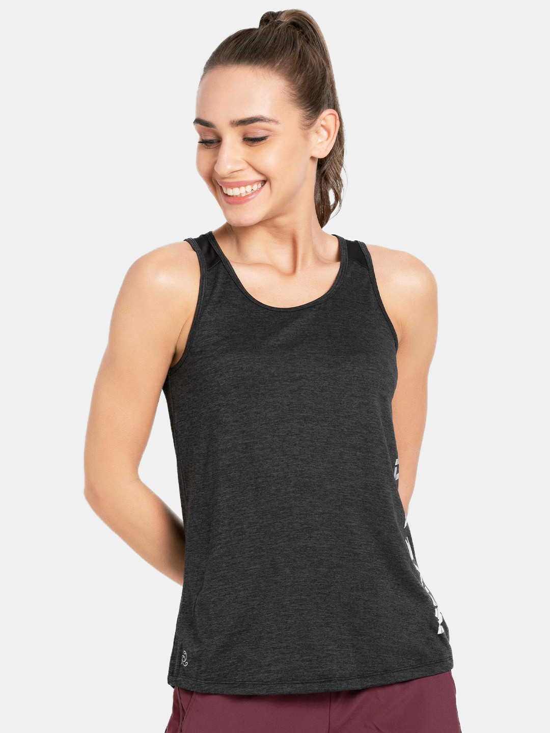 Buy Jockey Women Solid Black Tank Top Tops for Women 14904660 Myntra