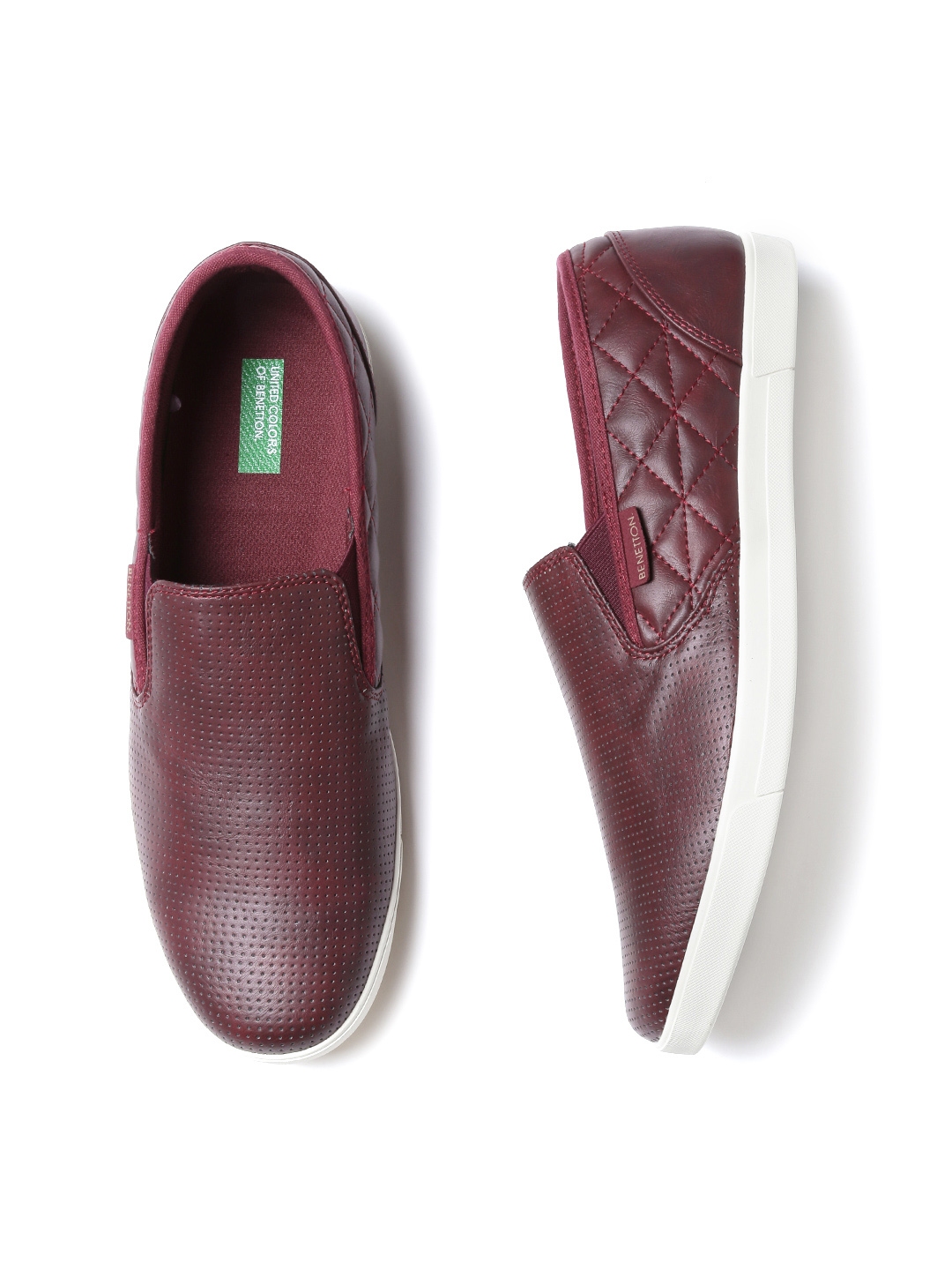 benetton slip ons