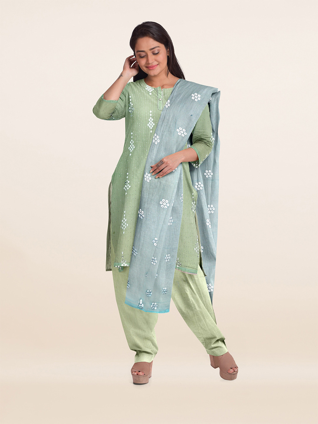 pothys dress material online