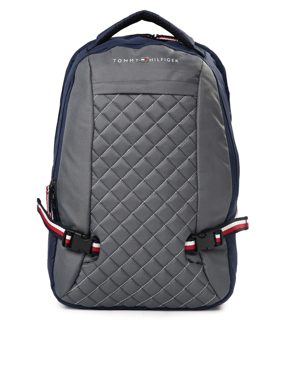 tommy hilfiger black nylon backpack