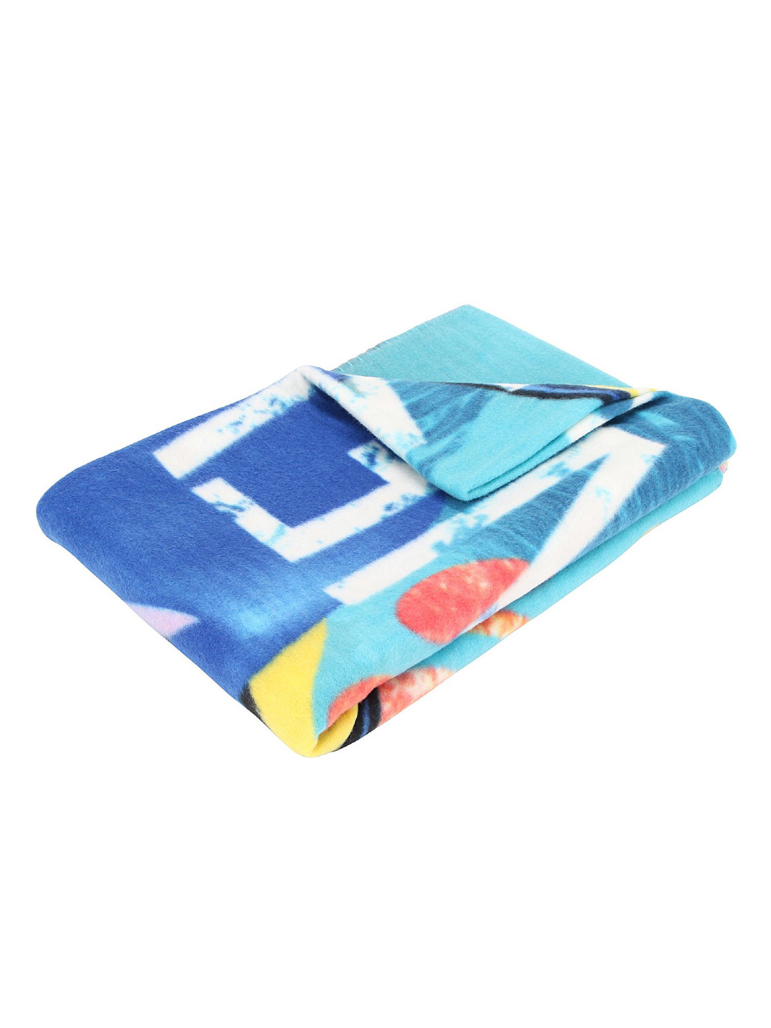 Buy Disney Blue & Yellow Cartoon Characters Mild Winter 300 GSM Single