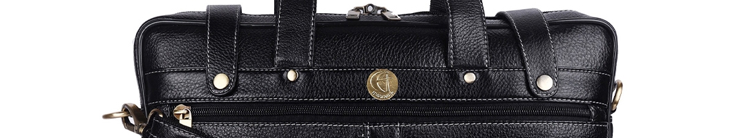 Buy HiLEDER Unisex Pure Leather Stylish Business Briefcase Laptop Bag ...