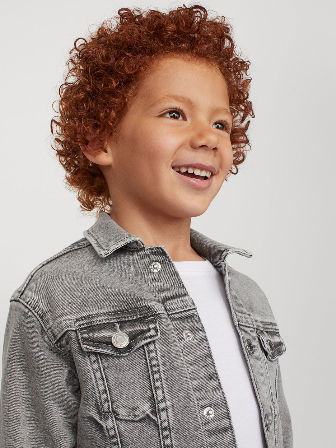 Buy H&M Boys Grey Denim Jacket Jackets for Boys 14927844 Myntra