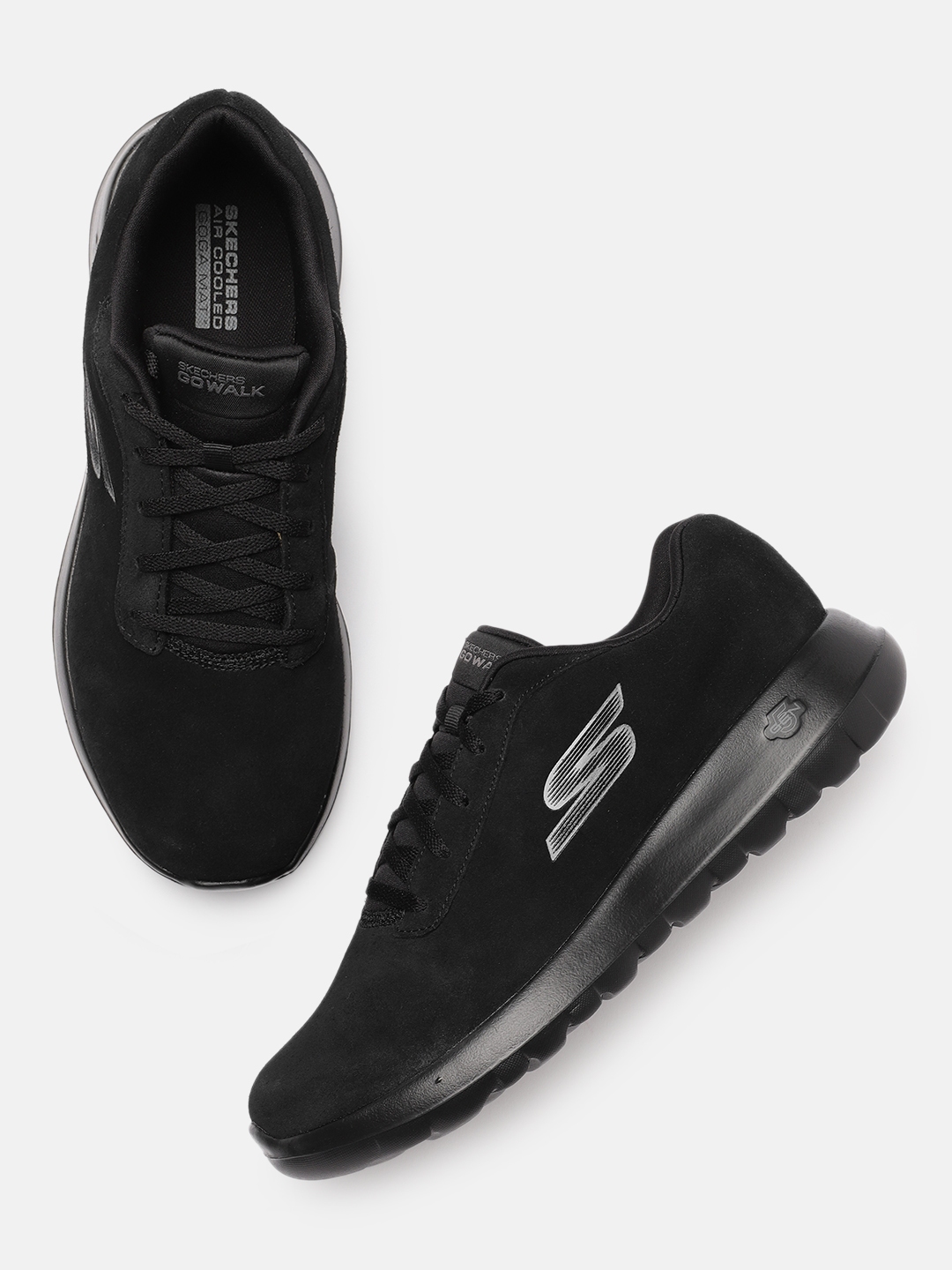 Buy Skechers Men Black Go Walk Max Goga Mat Walking Shoes - Sports ...