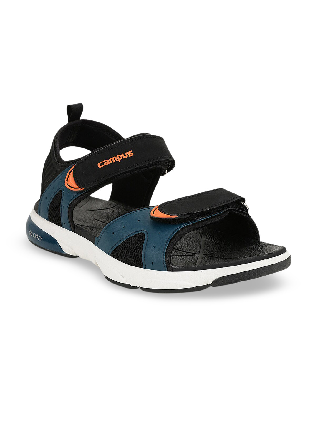 Buy Campus Men Blue & Black Colourblocked Sports Sandals Sports