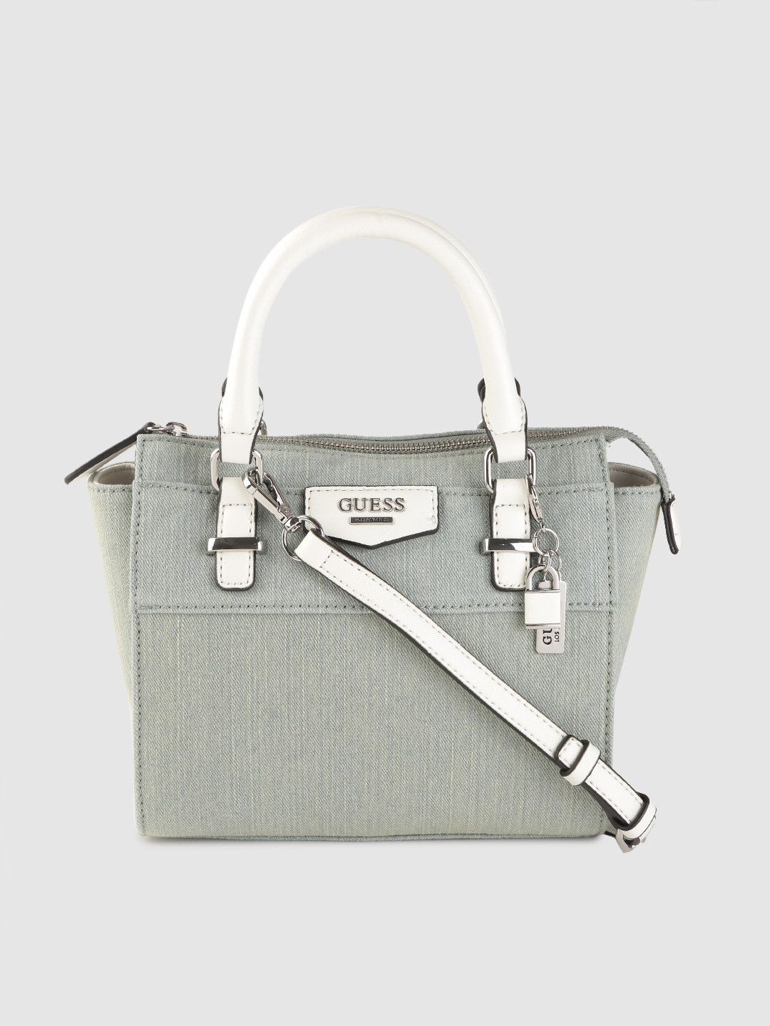 Buy GUESS Green Solid Handheld Bag Handbags for Women 14933512 Myntra