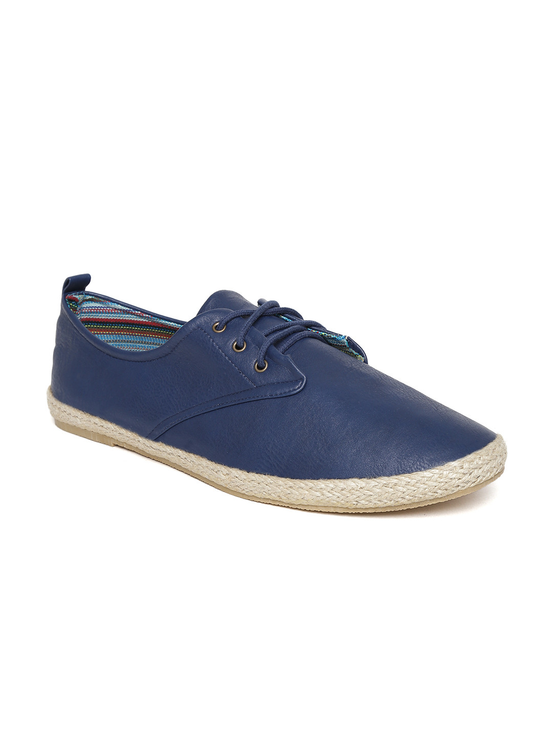 Buy People Men Navy Solid Casual Shoes Casual Shoes for Men 1493675