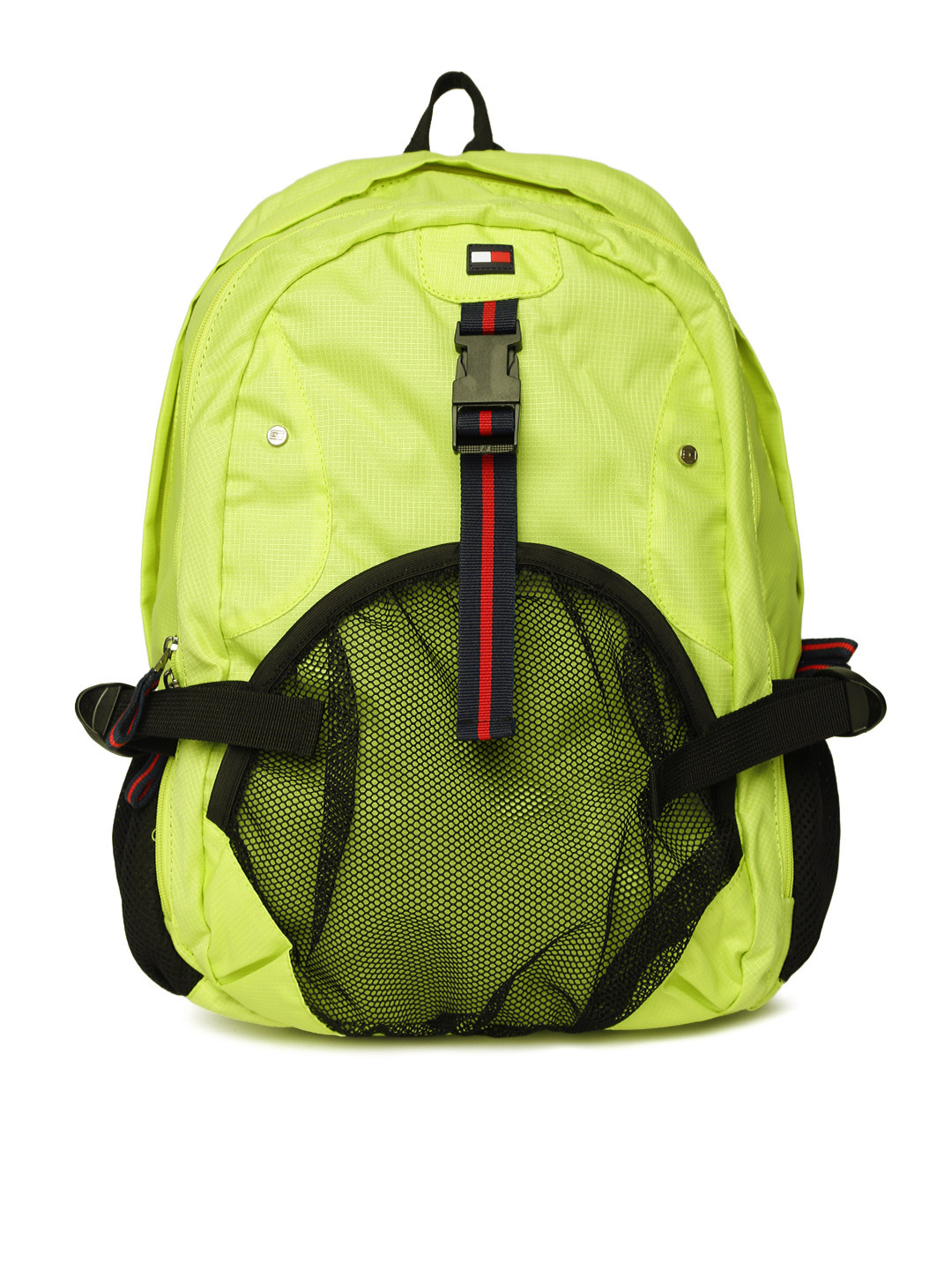 Buy Tommy Hilfiger Unisex Lime Green Laptop Backpack Backpacks for