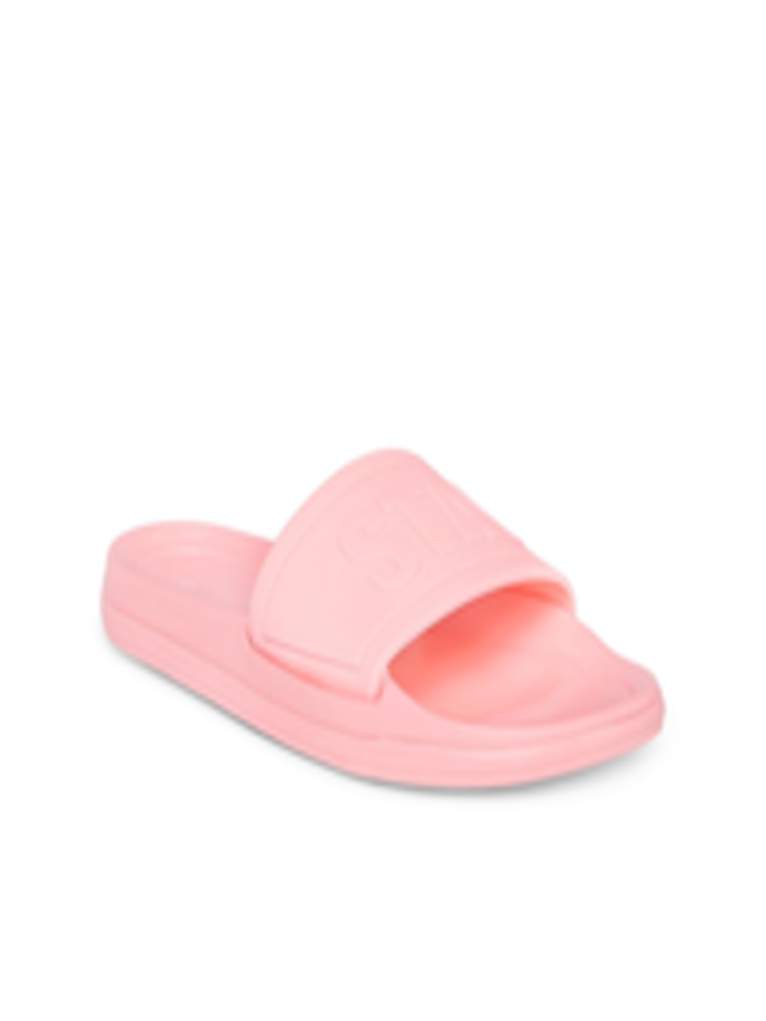 Buy Forever Glam By Pantaloons Women Pink Sliders - Flip Flops for ...