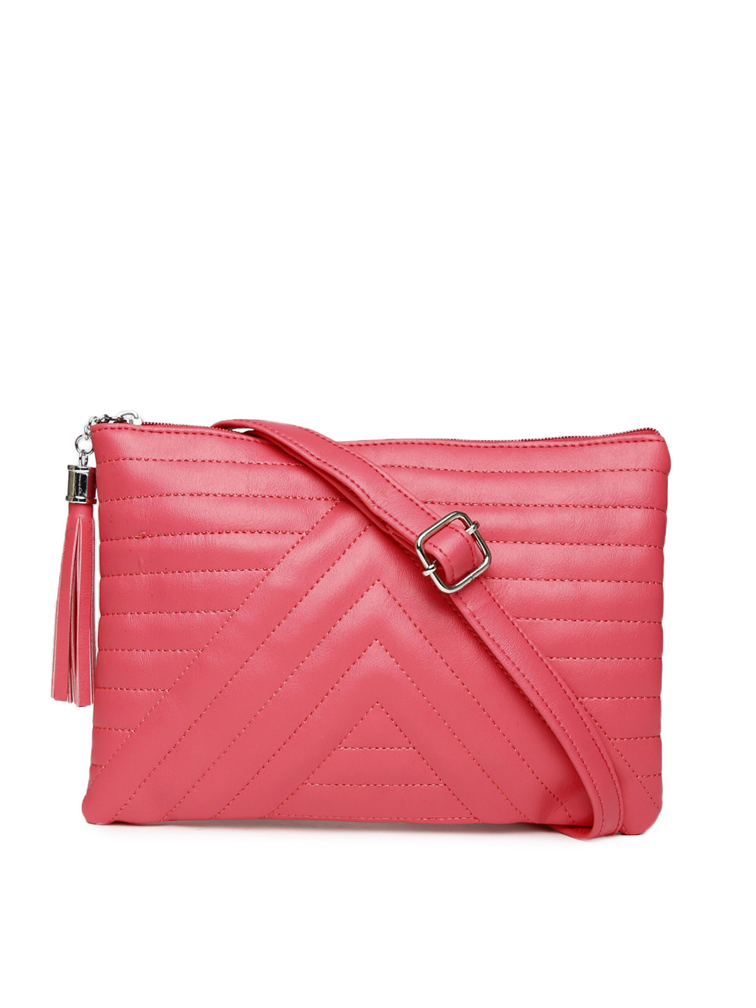Buy Mast & Harbour Pink Quilted Sling Bag Handbags for Women 1494422 Myntra