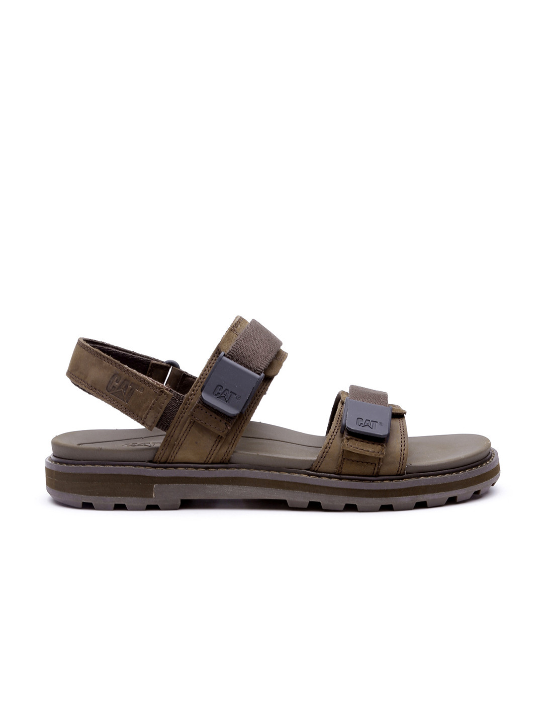Buy CAT Men Brown Leather Sports Sandals - Sports Sandals for Men 1494491 | Myntra