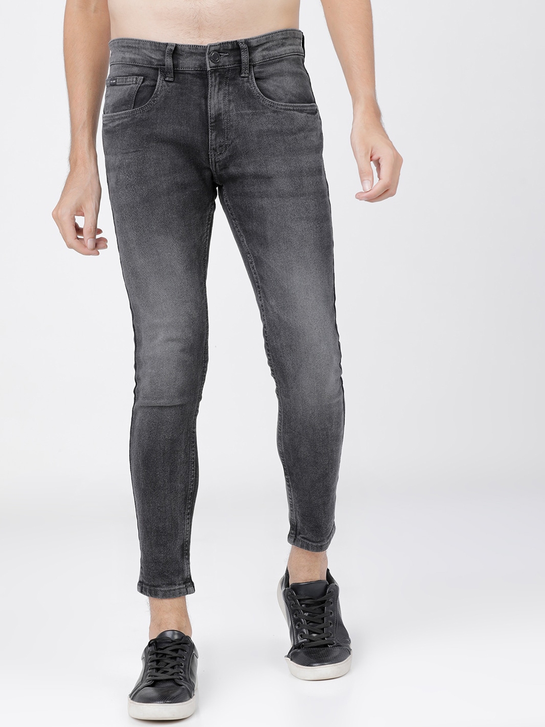 highlander tapered fit men blue jeans