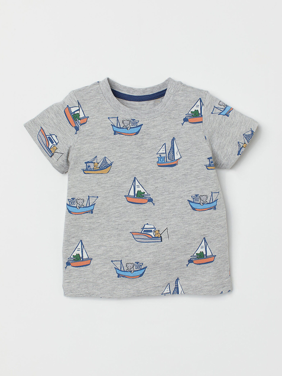 Buy H&M Boys Grey Cotton T Shirt Tshirts for Boys 14961566 Myntra