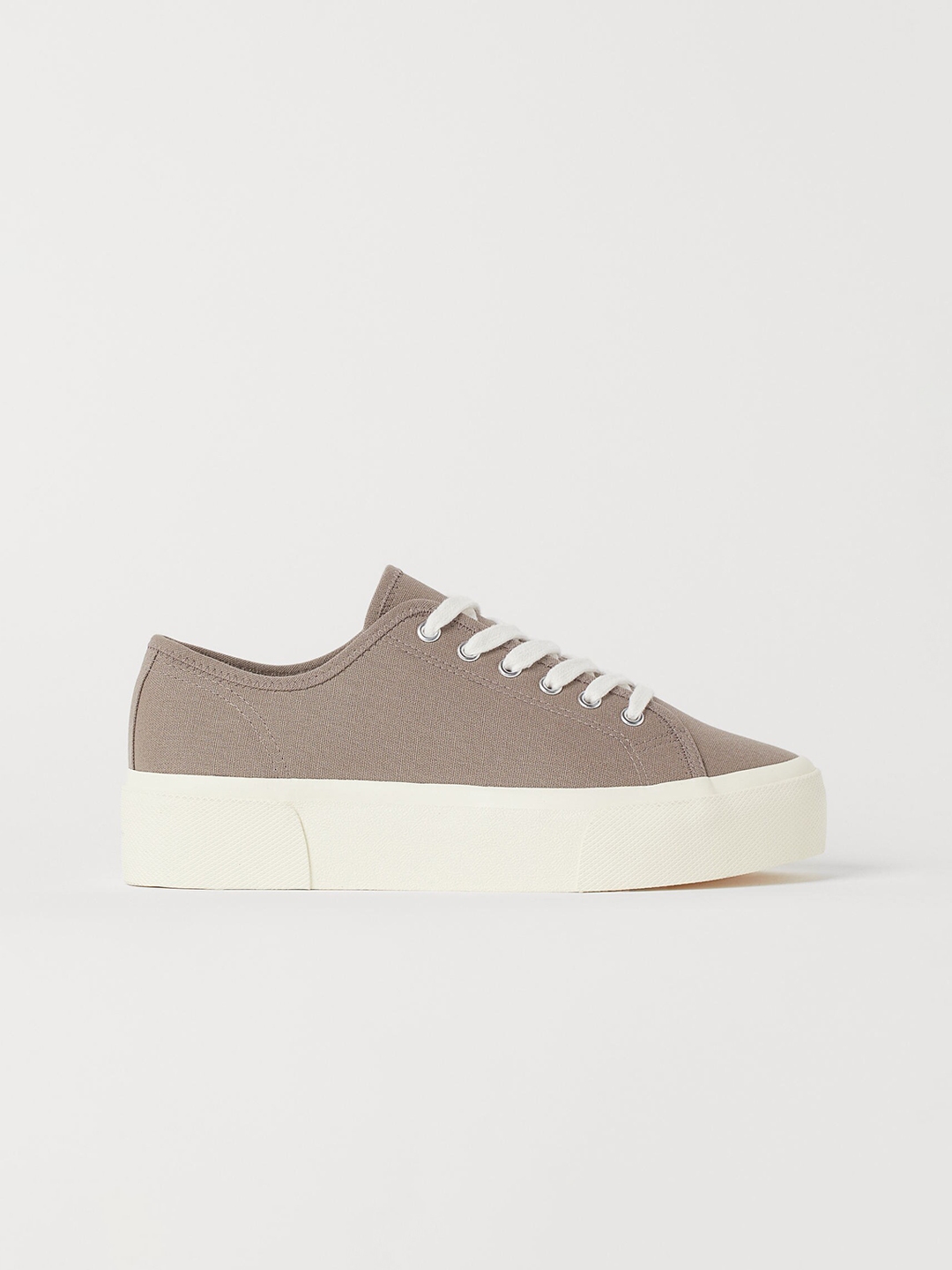 h and m canvas trainers