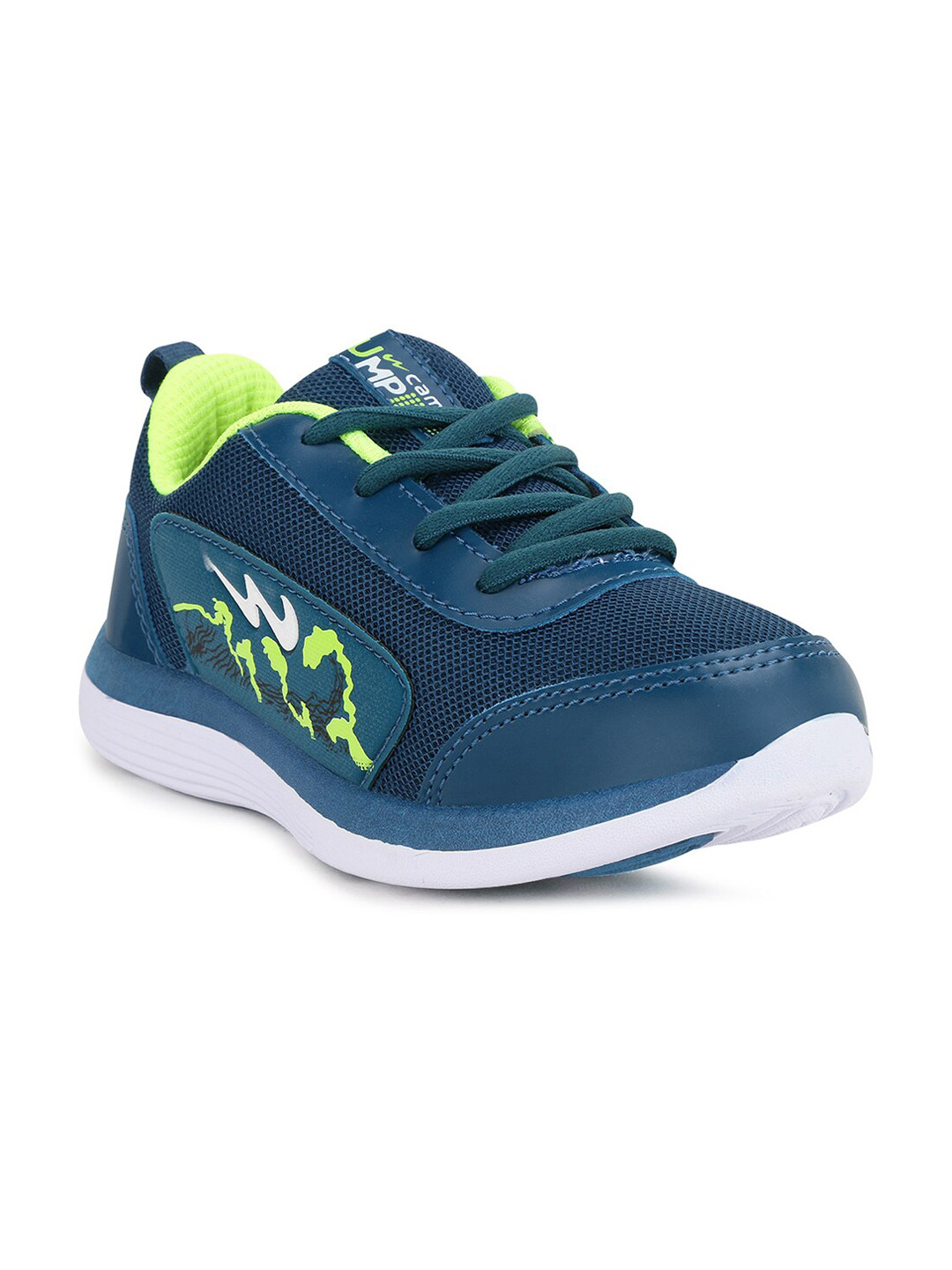 Buy Campus Kids Blue & Green Textured Mesh Running Shoes Sports Shoes