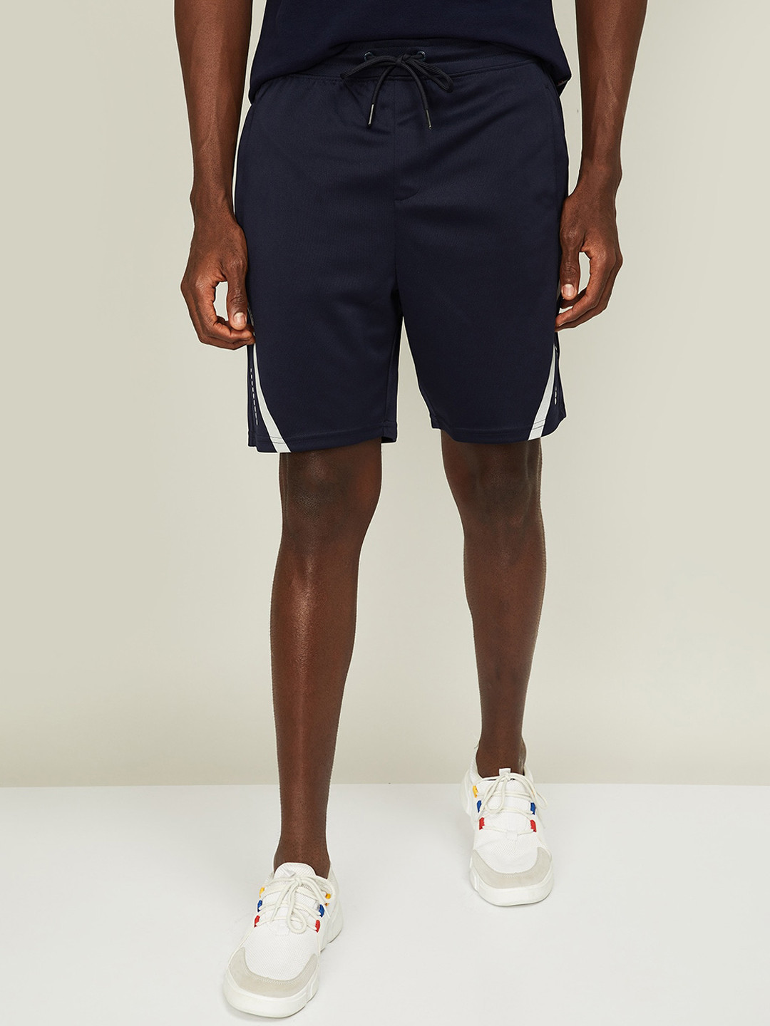 Buy Kappa Men Navy Blue Mid Rise Regular Shorts Shorts for Men