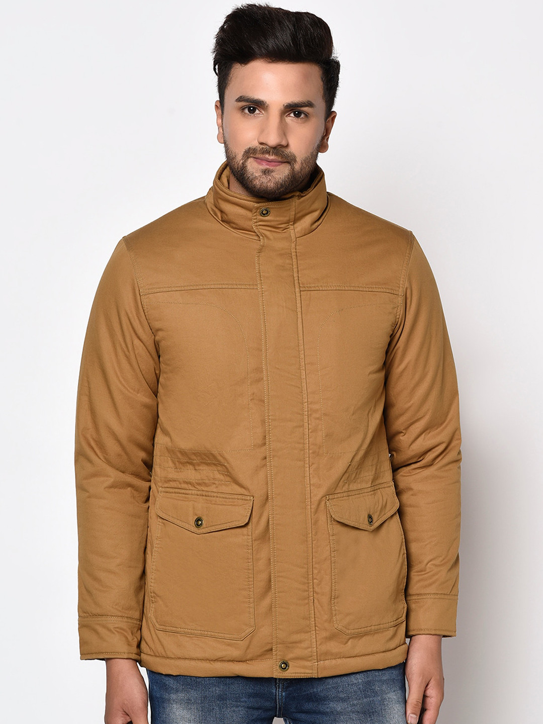 Buy METTLE Men Brown Tailored Jacket Jackets for Men 14999028 Myntra