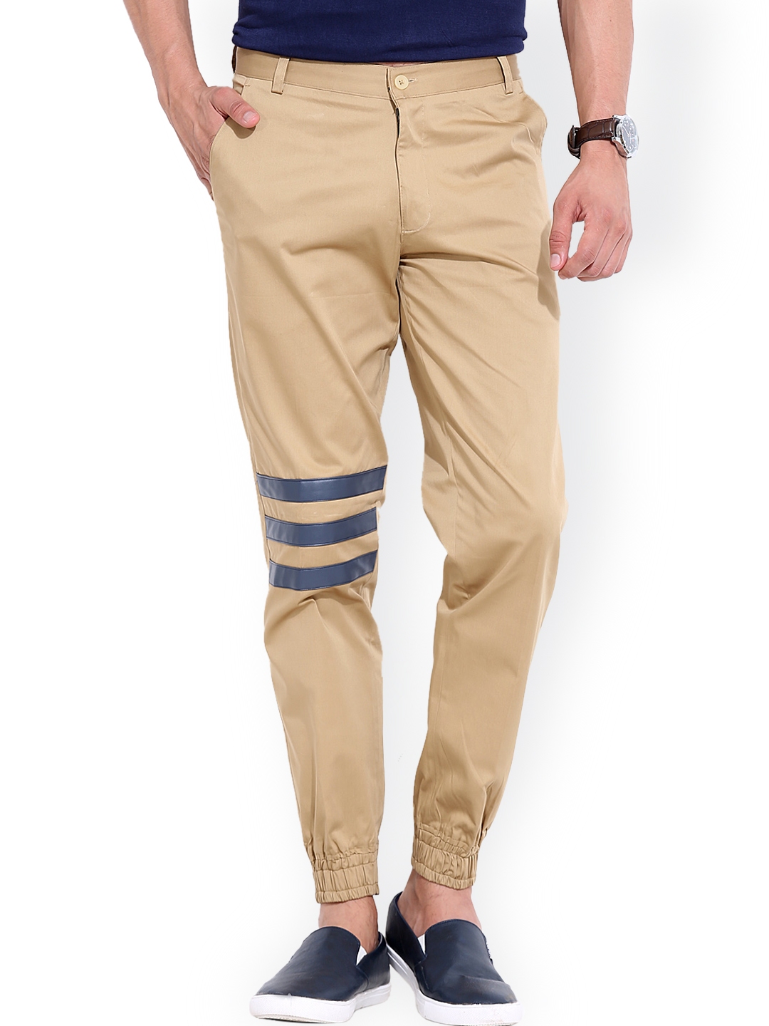 men's train n logo cuffed trousers