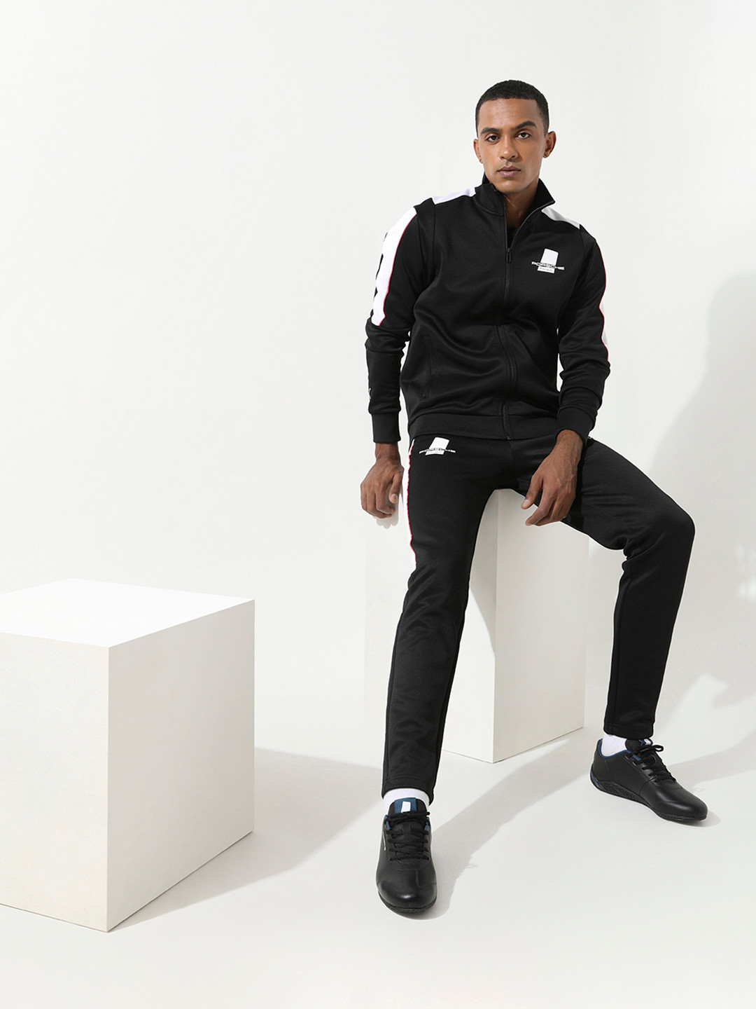 Buy PUMA Motorsport Men Black Porsche Legacy T7 Track Jacket Jackets