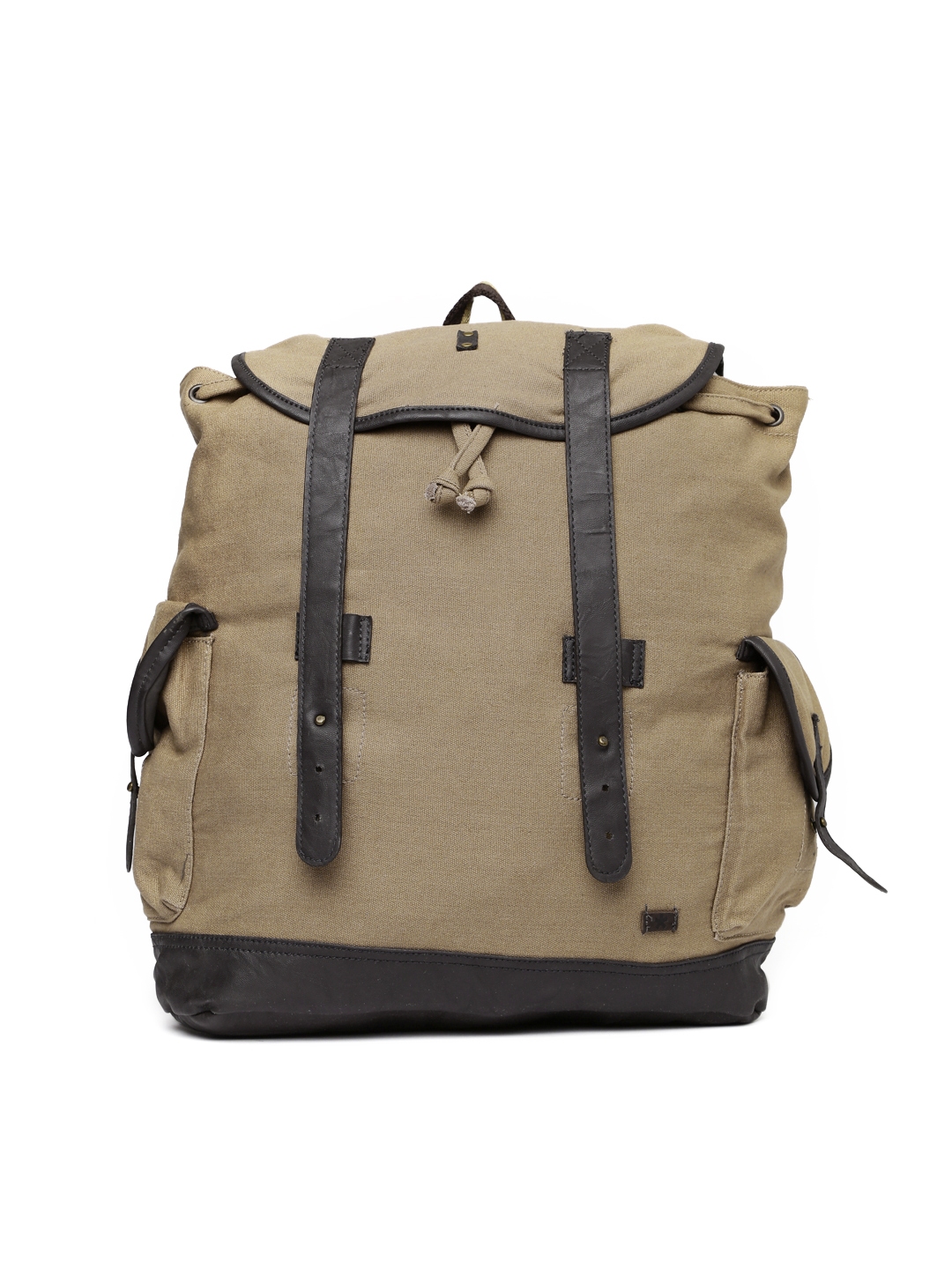 Buy Celio Men Beige Canvas Backpack - Backpacks for Men 1501107 | Myntra