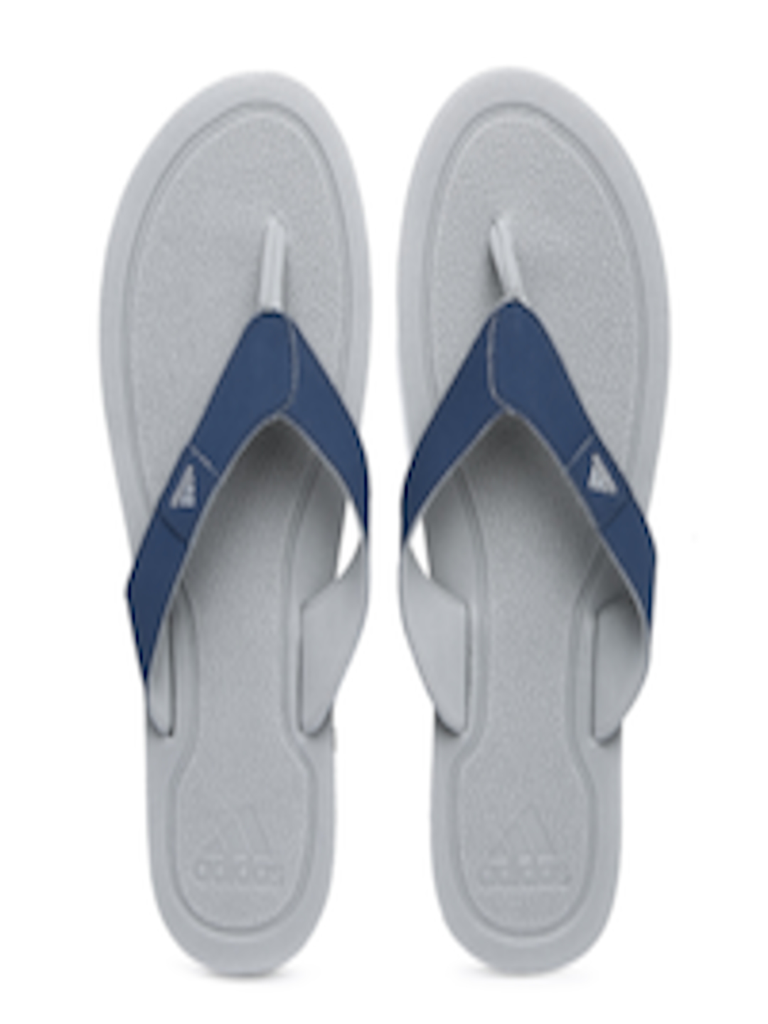 Buy ADIDAS Men Navy Blue & Grey Flip Flops - Flip Flops for Men 1501477 ...