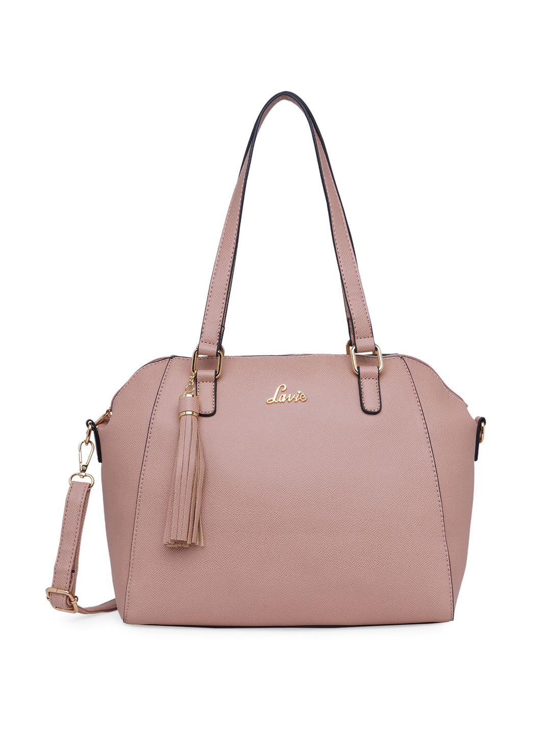 Buy Lavie Pink Structured Shoulder Bag Handbags for Women 15018024