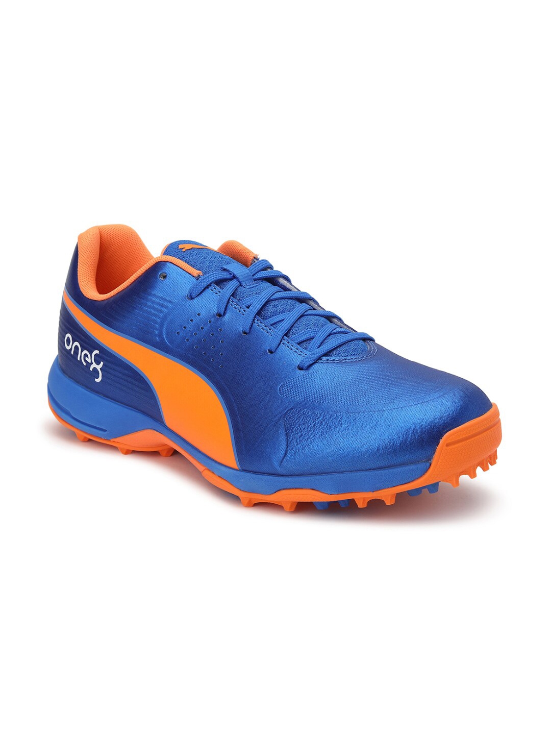 Buy Puma X One 8 19 Virat Kohli Men Blue & Orange Cricket Shoes ...