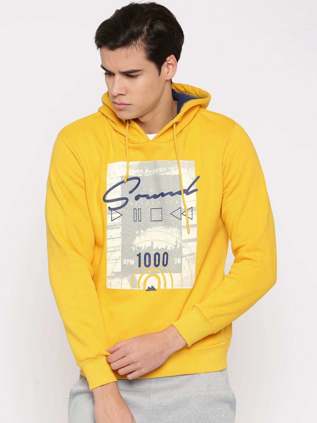 fila full sleeve printed men sweatshirt